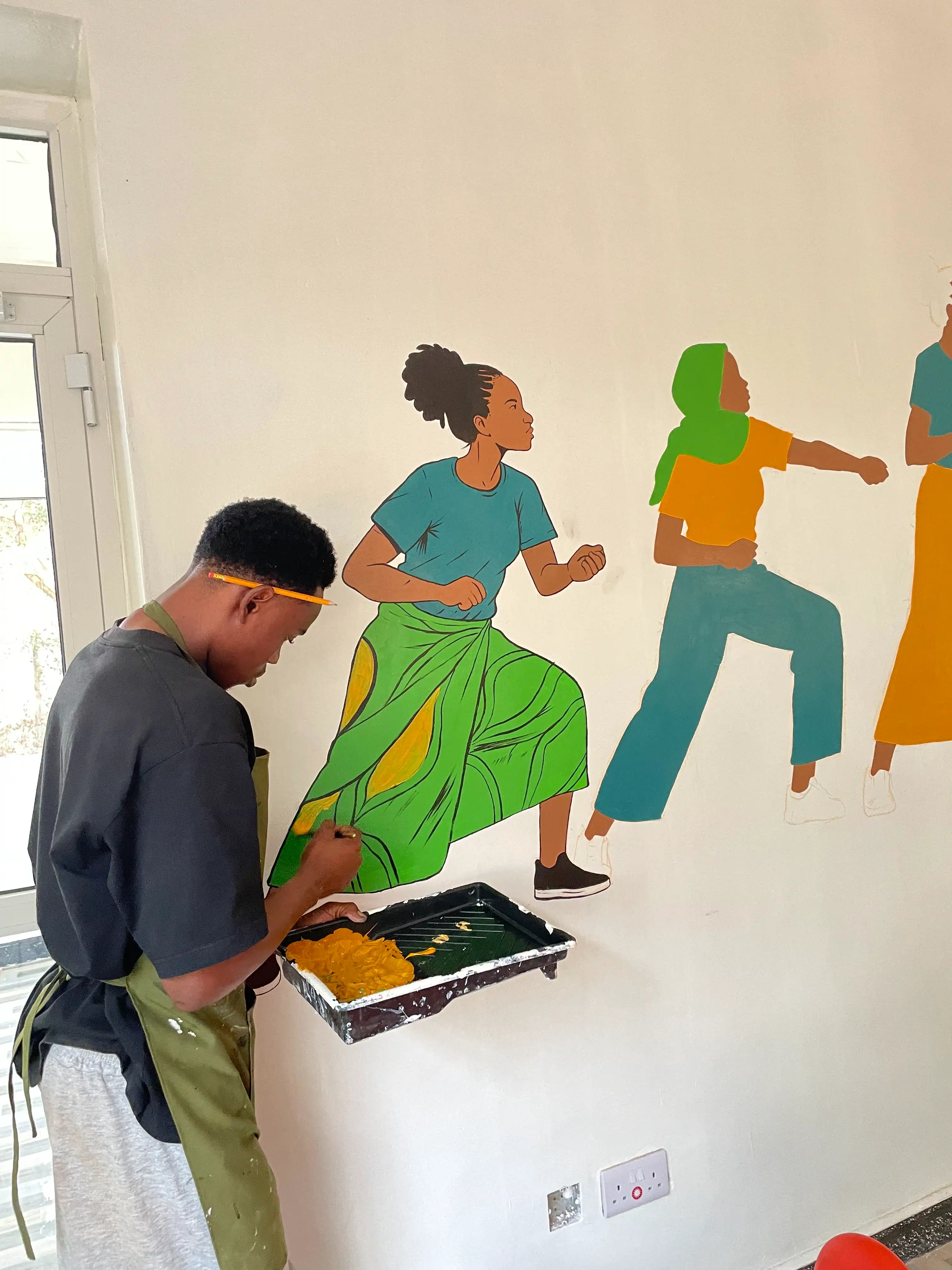 From Seed to Ecosystem: Creating the Wezesha Binti Murals in Kigoma — gallery photo 4